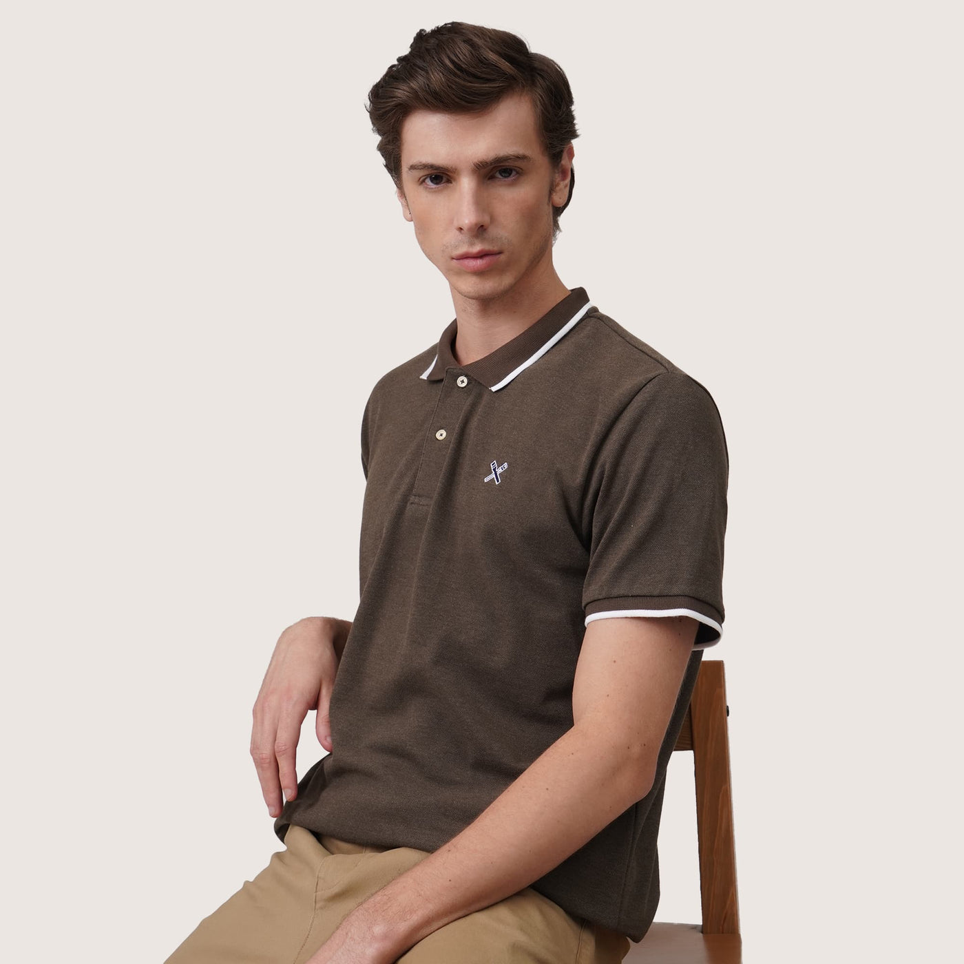 Polo Shirt With Contrast Trim