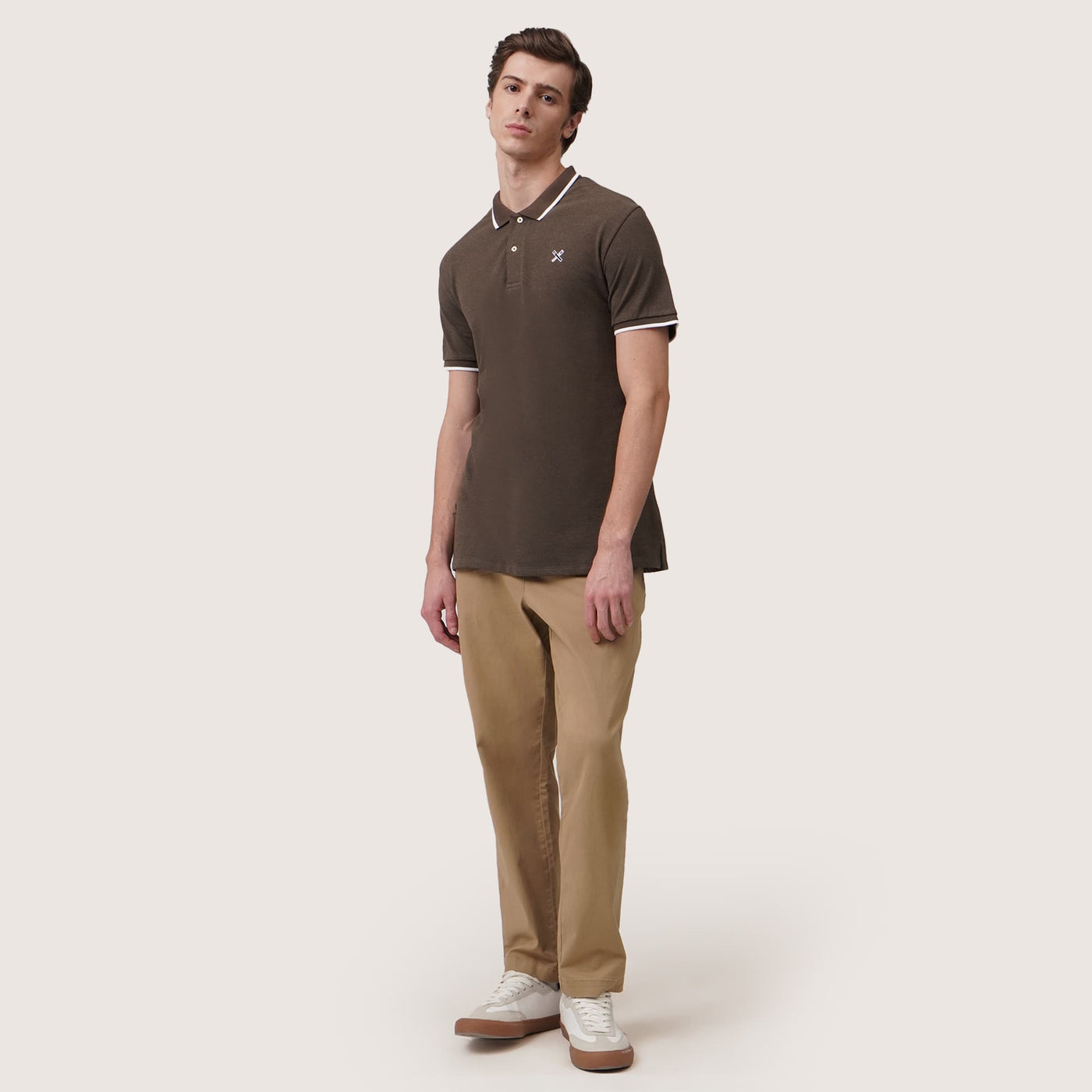 Polo Shirt With Contrast Trim