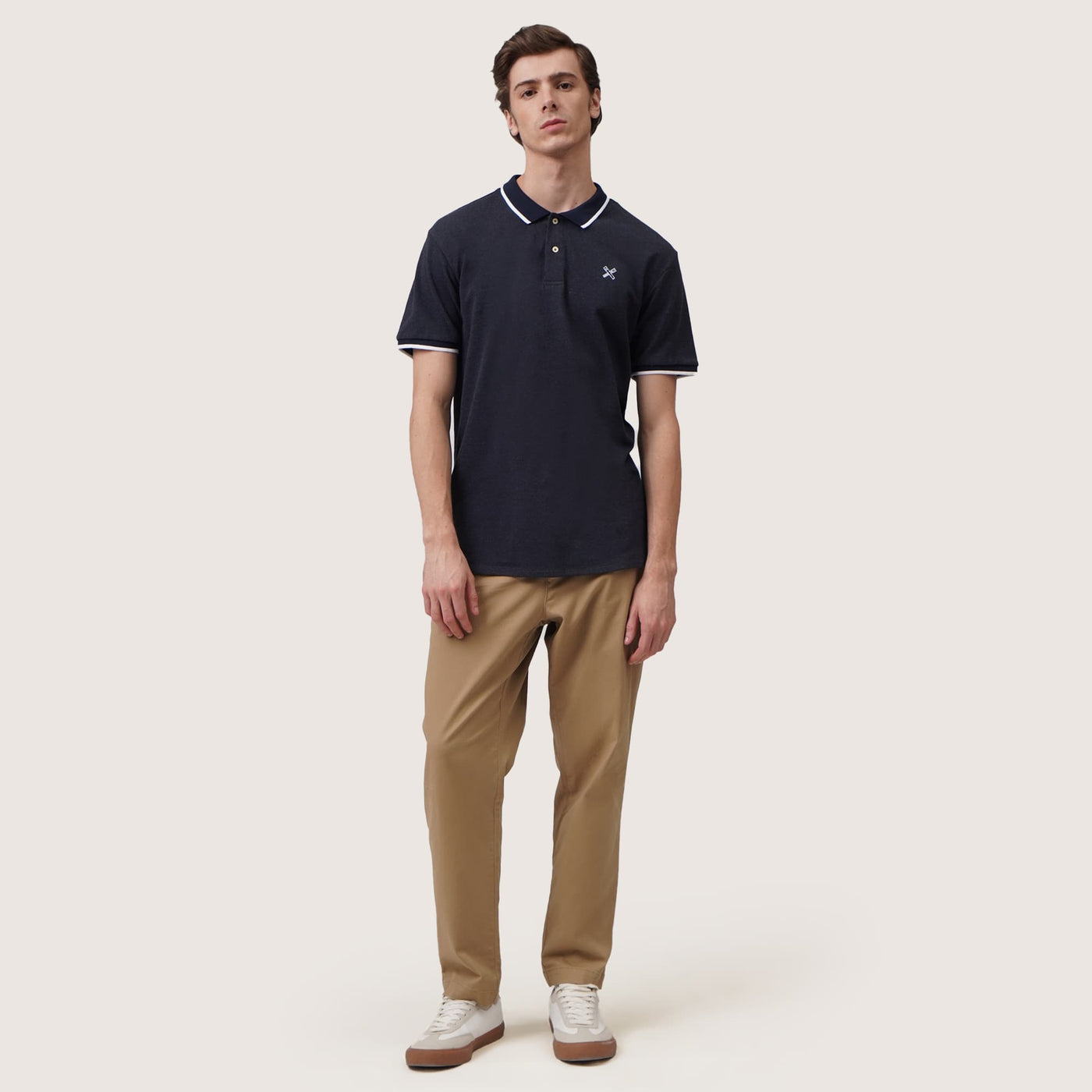 Polo Shirt With Contrast Trim