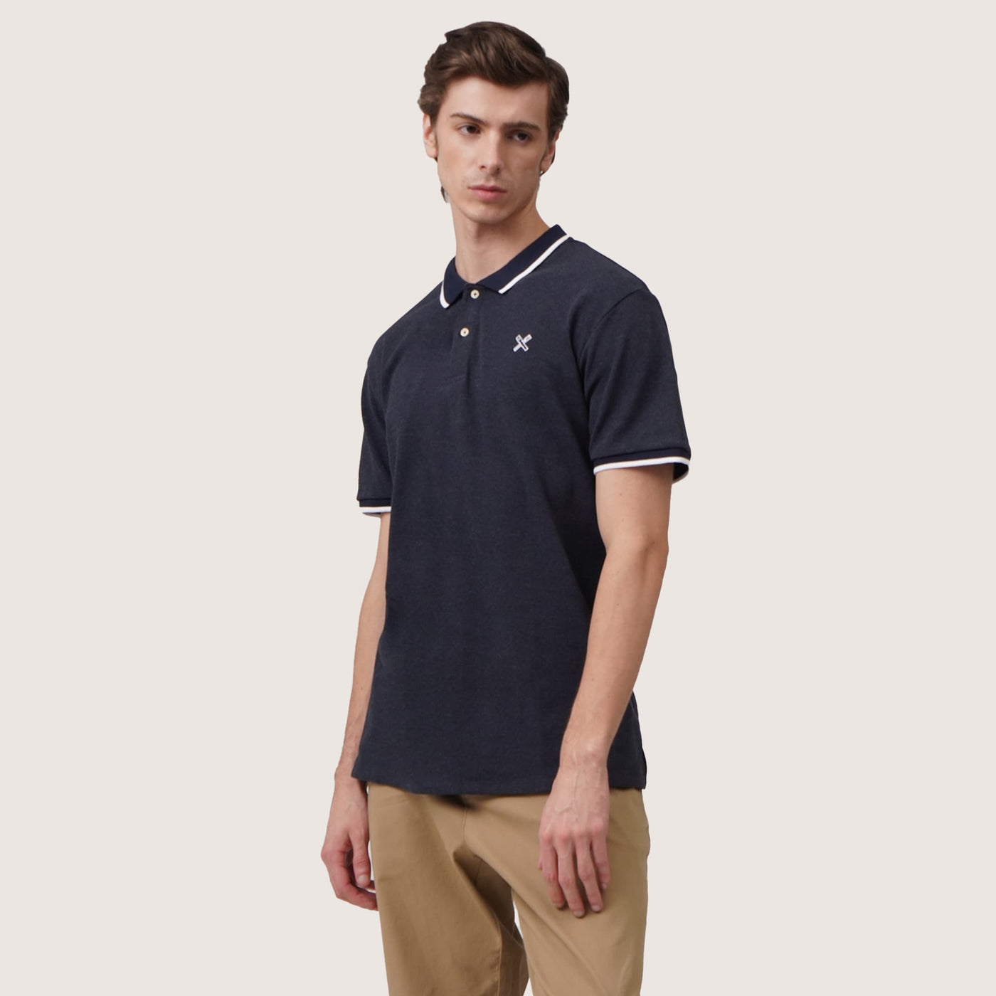 Polo Shirt With Contrast Trim