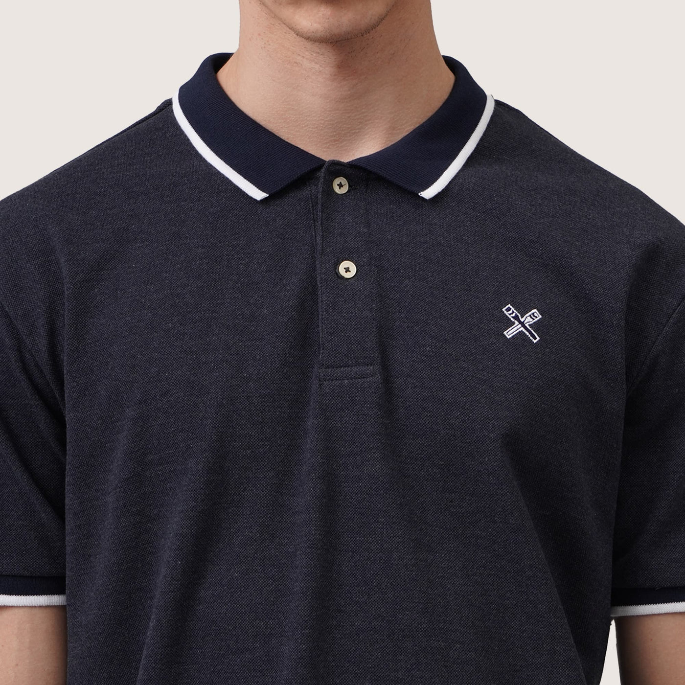 Polo Shirt With Contrast Trim