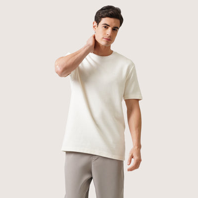 Regular Fit T-Shirt In Textured Knit