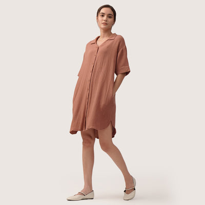 Relaxed Shirt Dress