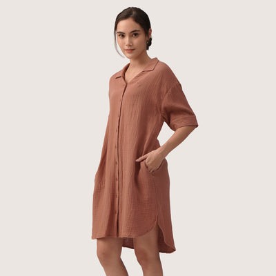 Relaxed Shirt Dress