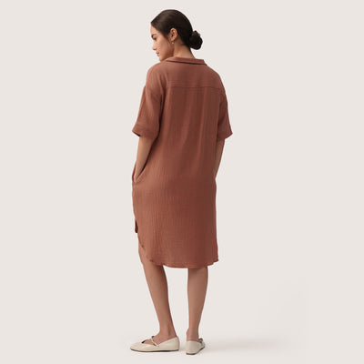 Relaxed Shirt Dress