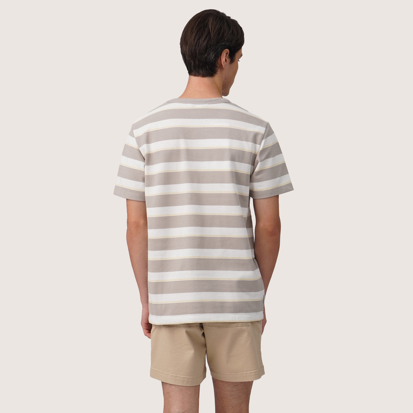 Regular Fit Striped T-Shirt In Pique